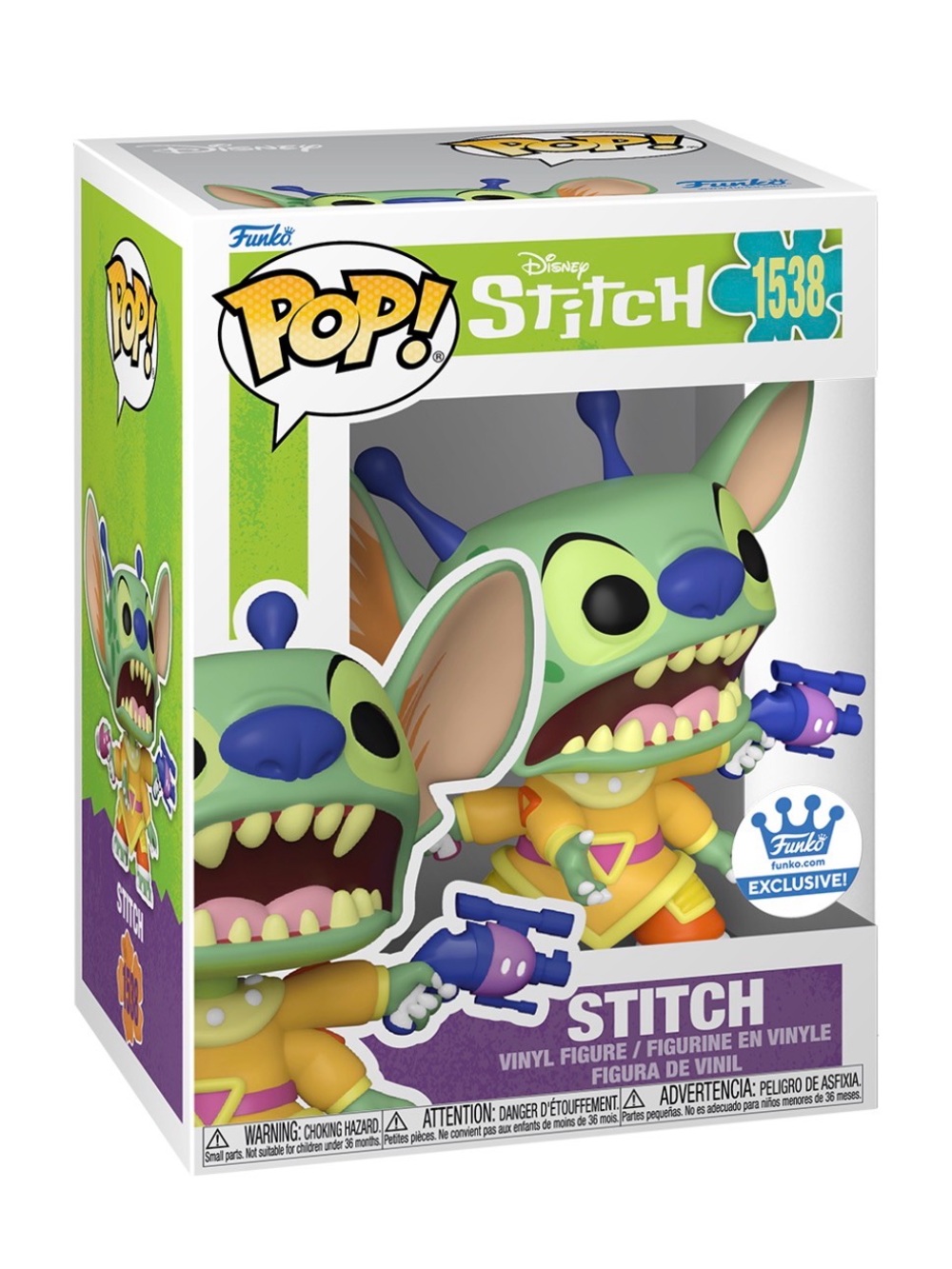 Funko Pop! Stitch Green and Blue Vinyl Figure